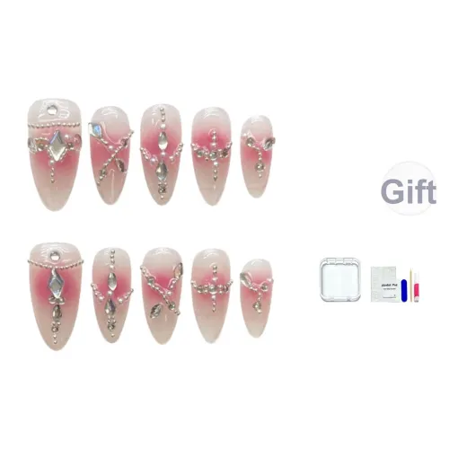 JINGCHANXUE Шипы Ледяной Прозрачный Фальшивая Погоня Миндаль Румяна Смузи Кокетка 16 мм