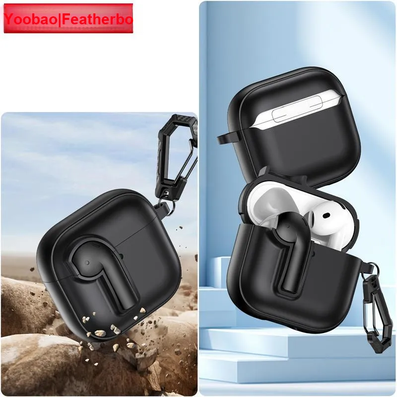 Yoobao Compatibility Apple AirPods 4/1/2/3 Generation/AirPods Pro/Pro 2 TPU Minimalist Headphone Cases-5