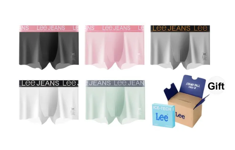 Lee Classic 101 Underpants Men's Box 5 Pack-4