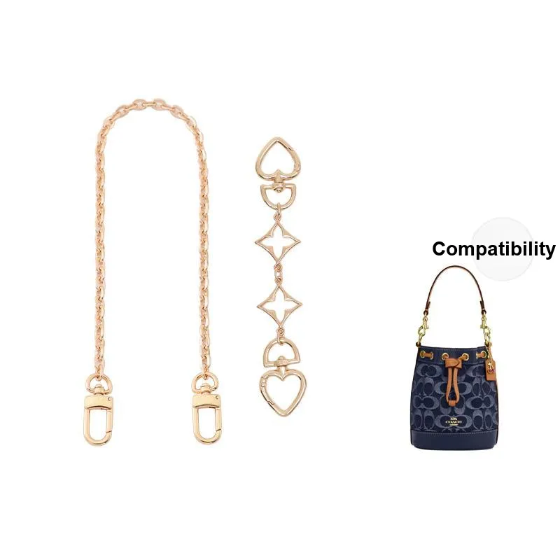 Gloya Metal Bag Accessory Women's Gold Tone/Silver-8