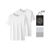 100% cotton 2 Pack (White+White) Shopping Bag Included