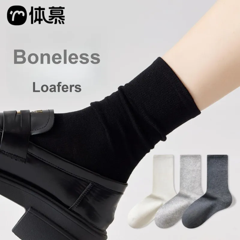 Temooues Mid-Calf Socks Women's Shopping Bag 4 Pack-6