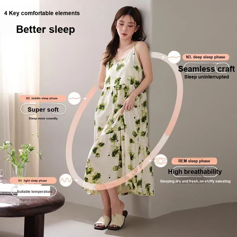 Lan Miao Women's Nightgowns-14