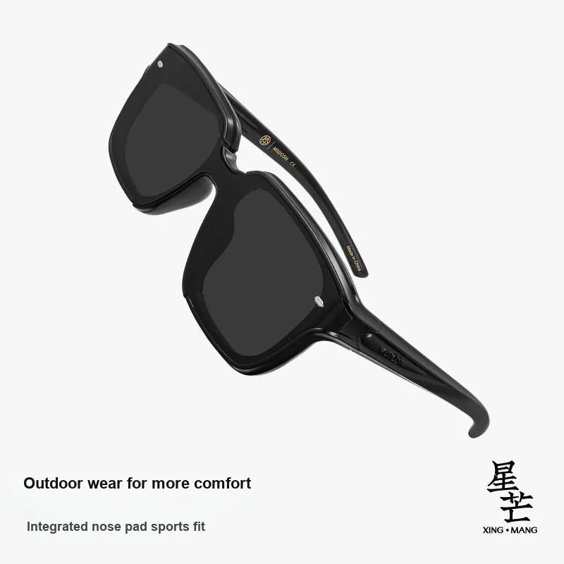 MUJOSH TR90 Square Sun Protection UV Protection Sunglasses For Face Enhancement Unisex Multicolor-2