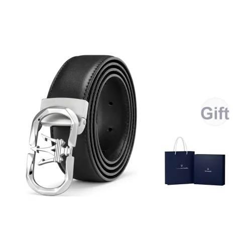 Maserati Ремни из натуральной коровьей кожи мужские 3,4CM