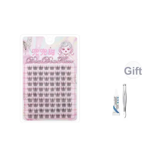 DOUDOUTIAN Клеящиеся ресницы для женщин