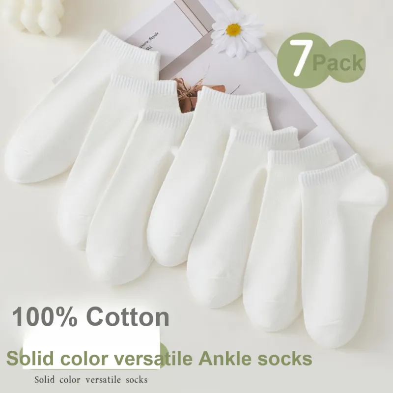 H-YXIANG No-Show Socks Women's 7 Pack-8