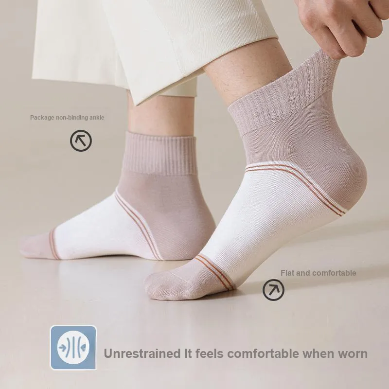 Lan Miao Ankle Socks Men's 6 Pack-2