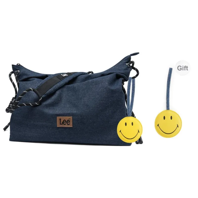Lee Denim Crossbody Bag Regular Unisex Denim Blue/Black/Khaki-3