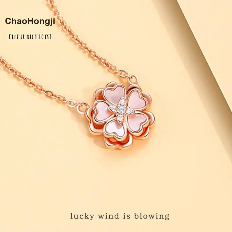 CHAOHONGJI S925 Silver Necklaces Women's-5