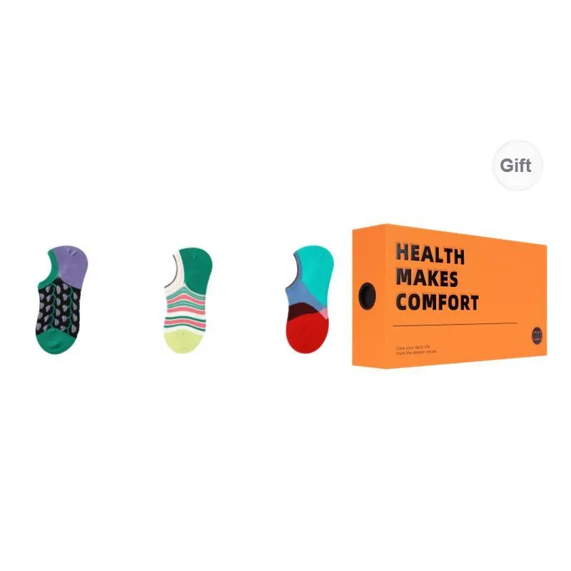 Vine Color No Show Socks Women's 3 Pack-3