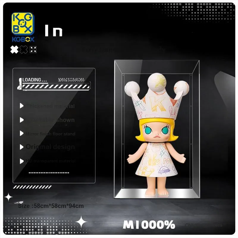 KGBOX Compatibility POPMART Molly With Childlike Princess 1000% Model Accessories-3