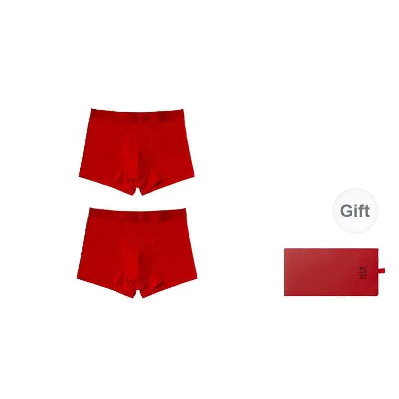 Ubras Comfortable Underpants Collection Red Box Collection Underpants Unisex-5