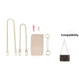 Compatibility NF Medium Size Sub-Bag-60cm Chain+Beige Liner Modified Set