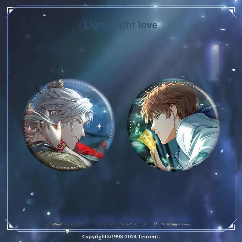The Love Of Light And Night Glow In The Dark Variations II until The Blizzard Collection Tinplate Badges-1