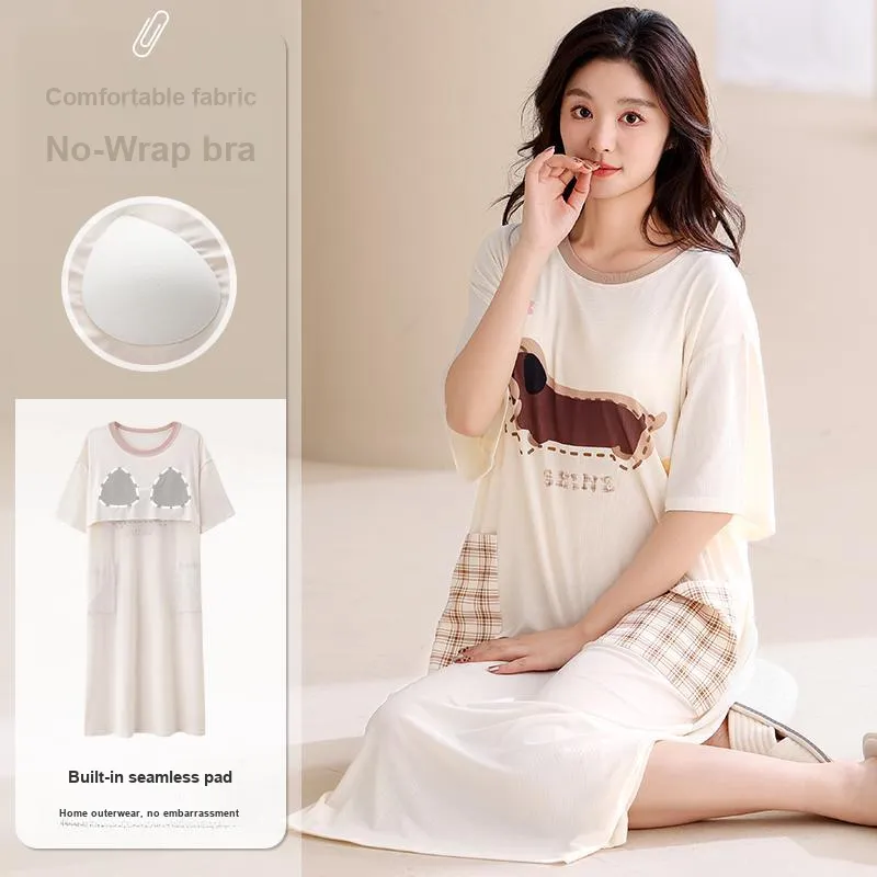 Pretty lady Women's Nightgowns-1