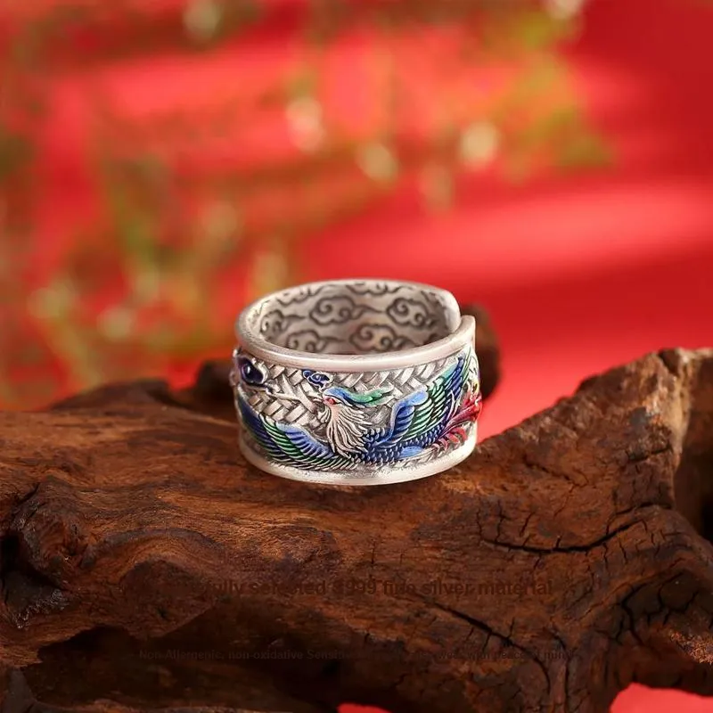 MISS TOOYA S999 Fine Silver Rings Unisex-2