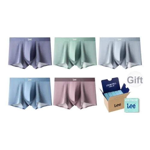 Модель совместного бренда Lee Classic 101 Нижнее белье Подарочная коробка Мужской 5 пар