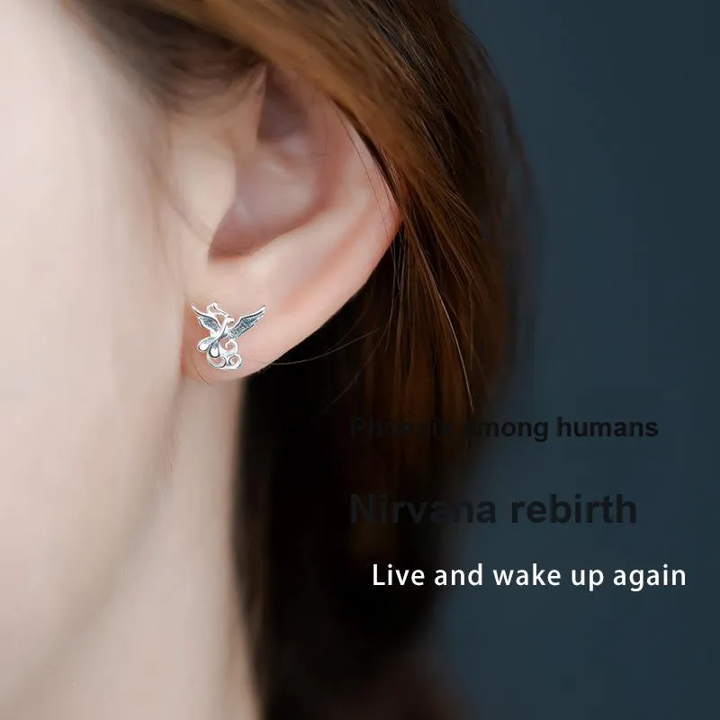 LINGJIE Alloy Stud Earrings Women's-1