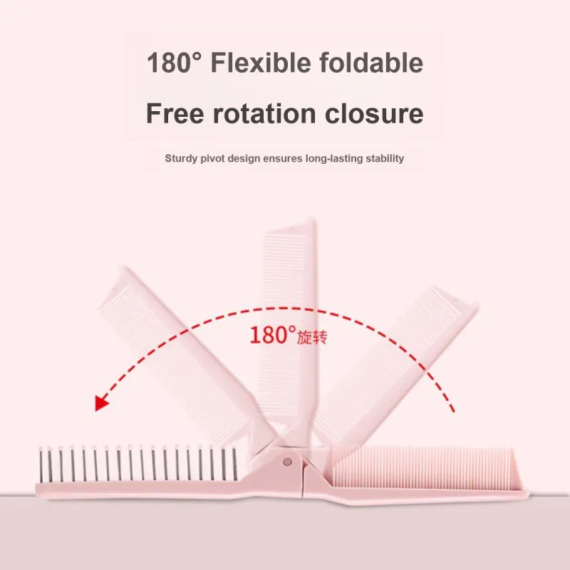 Malian Foldable Mini Comb Fine Toothed Forehead Comb With Portable Design-5