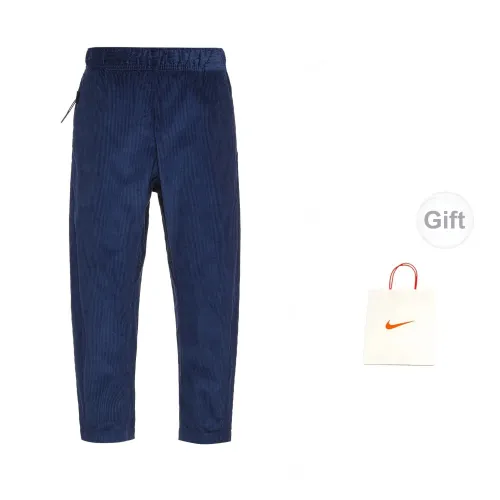 Nike Casual Pants Men Navy Blue+Gift Bag