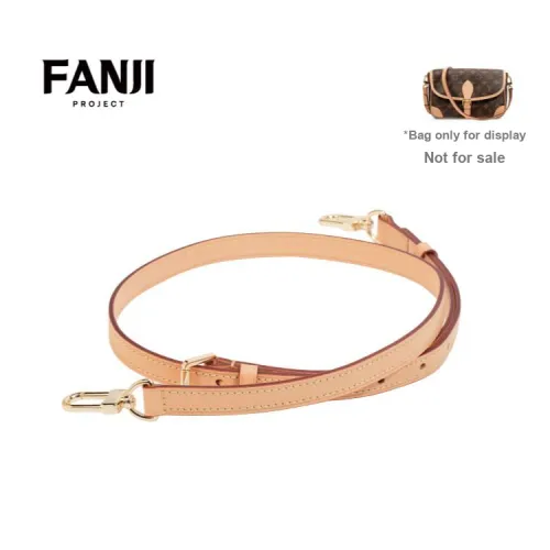 FANJI Bag Accessories Vegetable Tanned Leather Beeswax Color 2-Segment 1.5cm F020-01