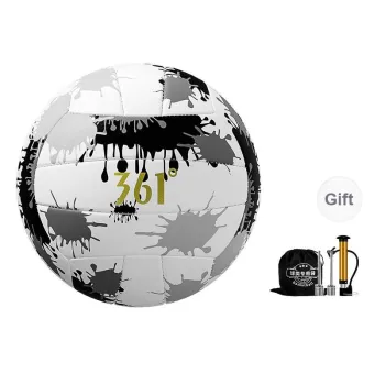 361° PVC Size 5 Volleyball Unisex Black Gray