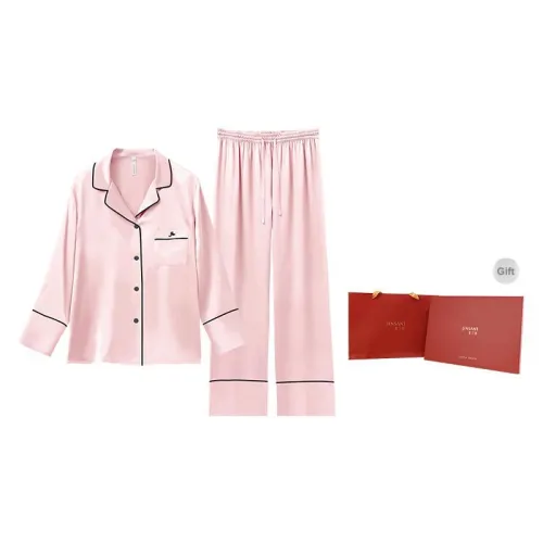 JINSANT Pajama Set Women's Peach Blossom Pink