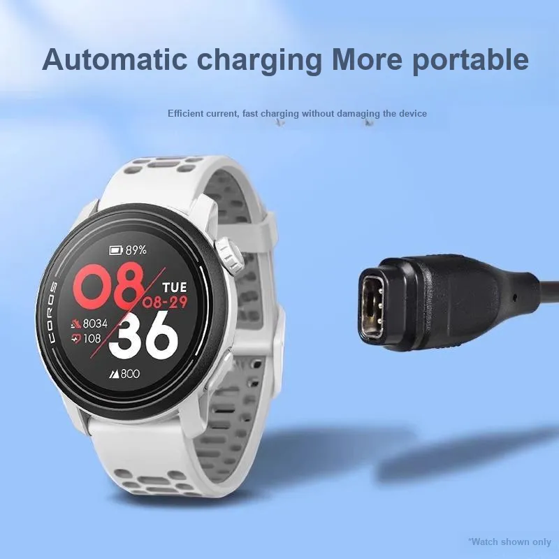 IBOANN Magnetic Charging Cable For COROS Smart Watch Cables Coros Pace2/3/pro/apex2/42/vertix/vertux2 Power Cable-2