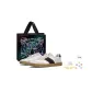 Korean White/Chocolates Dark Brown (Black Tiger Shopping Bag+Stars Shoe Accessories)
