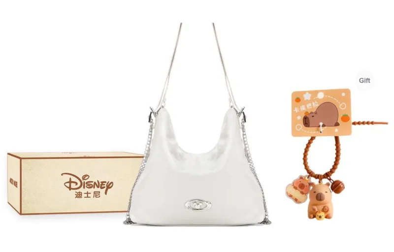 Disney Mickey Series PU One Shoulder/Backpack Unisex Black/Apricot-31