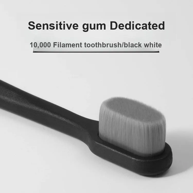 XIAONIULIXIANJI 1 Pack Adults 10 000 Filaments Soft Bristles Premium Pregnancy & Postpartum Toothbrush-2