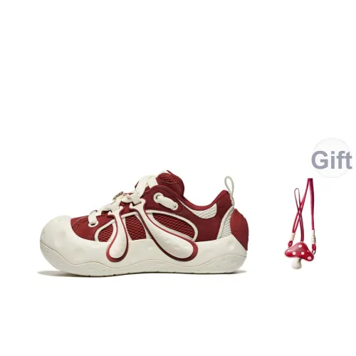 Палладий Slip-resistant Abrasion-resistant Low-top Скейтборд Кроссовки Unisex Red