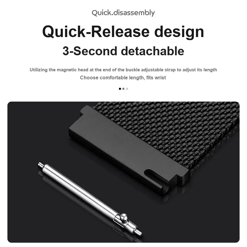 FZRT Samsung Compatibility Watch Band Metal-5