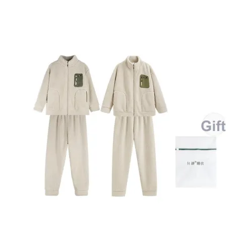 Xuan Liang Пижамный комплект для осени и зимы унисекс с включенной сумкой для стирки