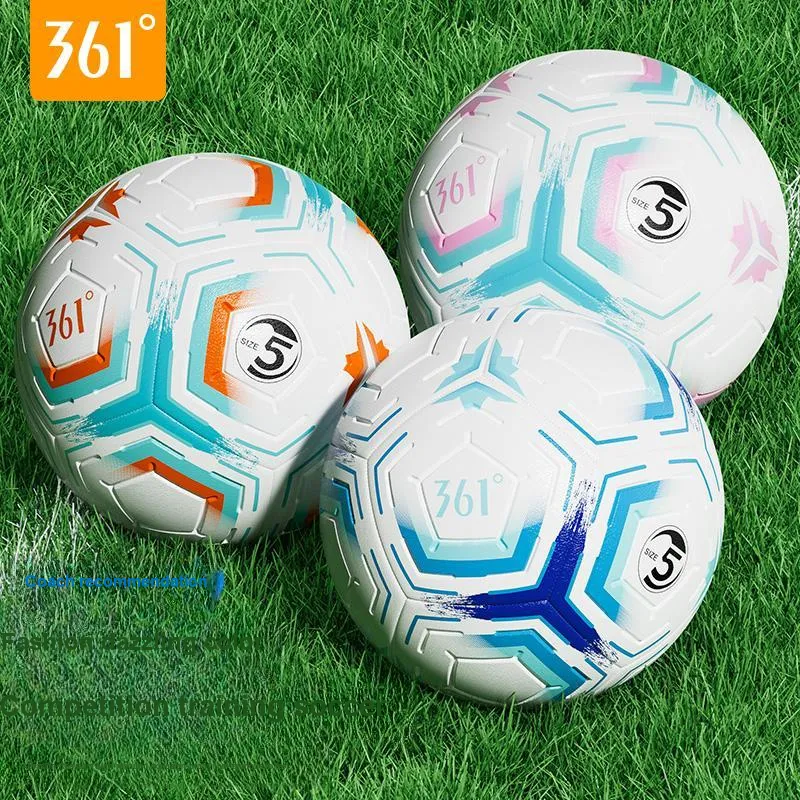 361° Size 4 Size 5 Soccer PVC Machine Stitched Soccer Ball Unisex-11
