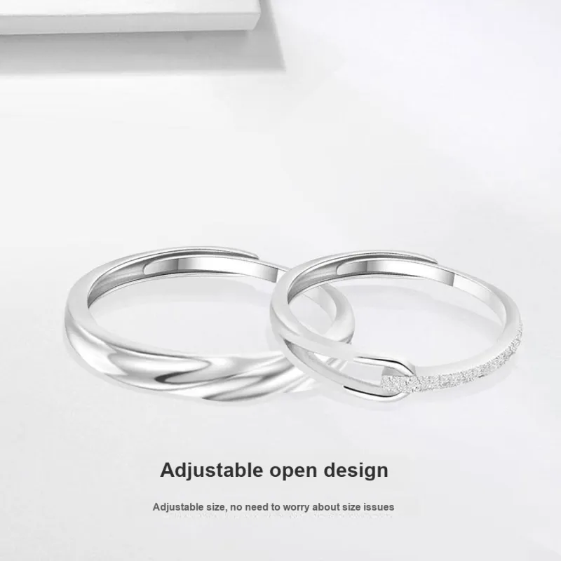Master Kim Romantic Valentine's Day Confession Christmas And New Year Gift Adjustable Opening Ring Unisex-4