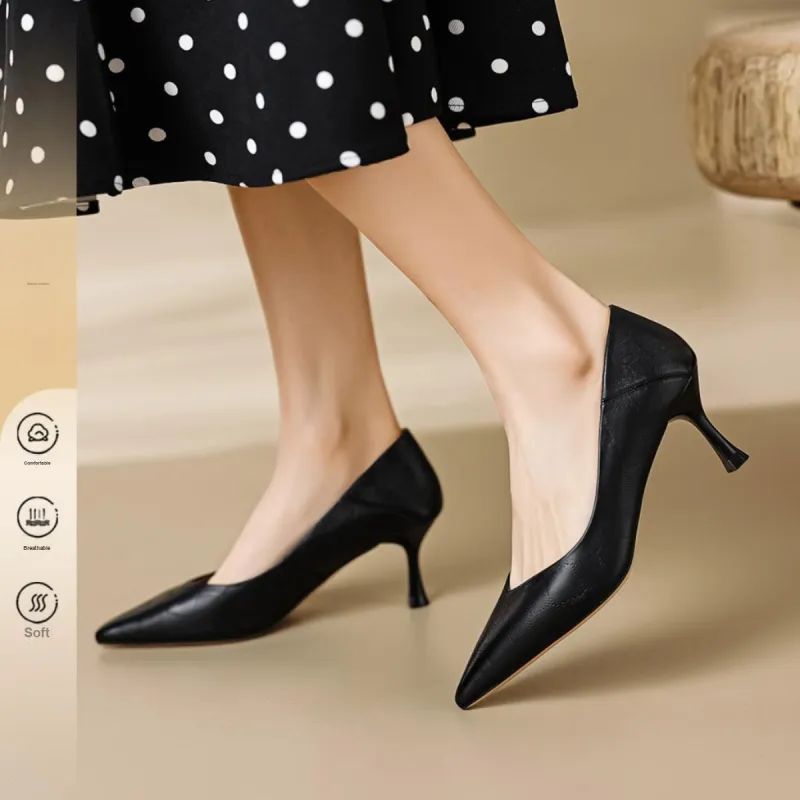 【dme】 Block Heel High Heels Women's-1