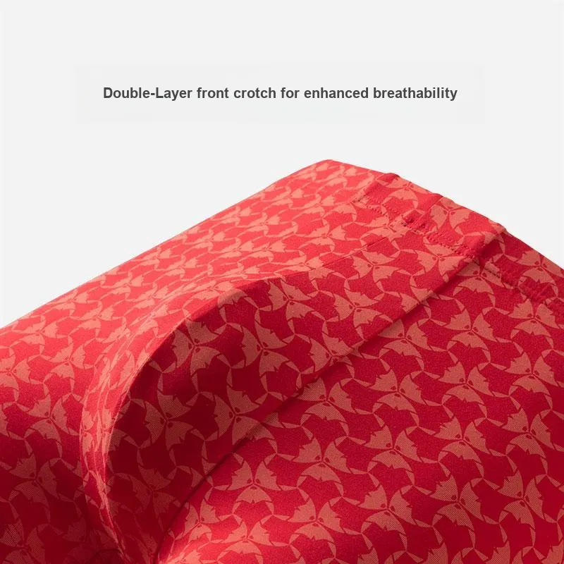 Shuya Underpants Men's 1 Pack China Red-2