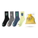 4 Pack (Black-Dark Gray-Gala Blue-Light Green)