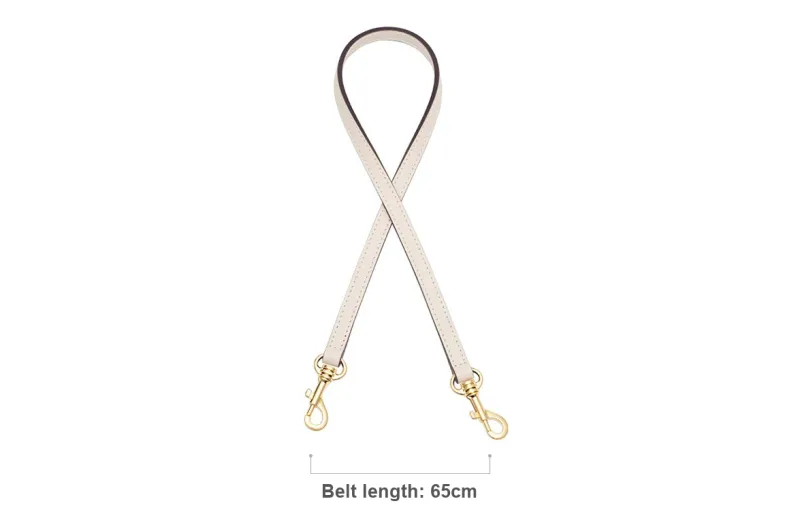 Lan Bao Fan Microfiber Polyurethane Fashion Versatile Shoulder Strap Bag Strap Women's Milk White/Black-16