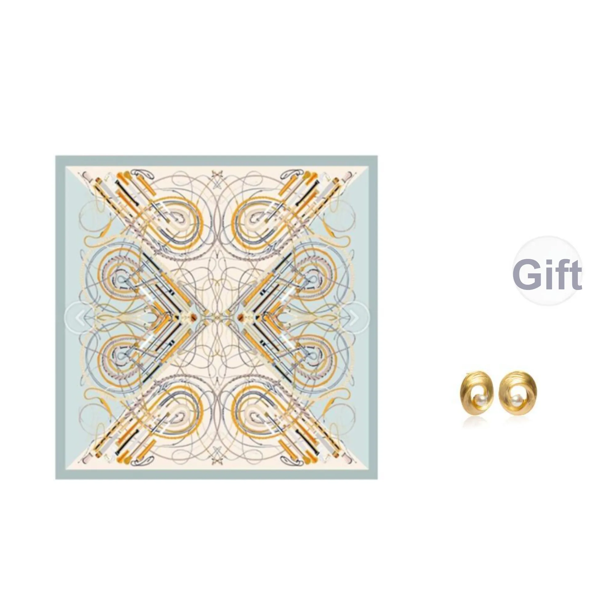 NAME.S 100% Mulberry Silk Silk Scarves Women's Teacher Recommendation Box
