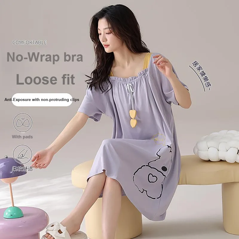 Pretty lady Women's Nightgowns-1