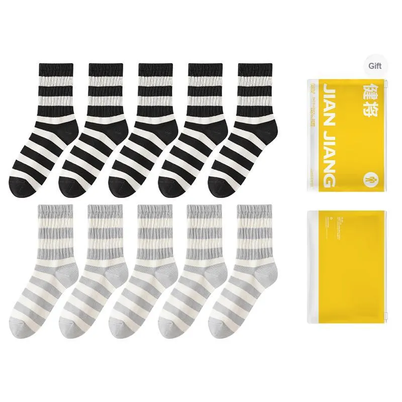 Master Mid Calf Socks Women's Shopping Bag Combo Set-19