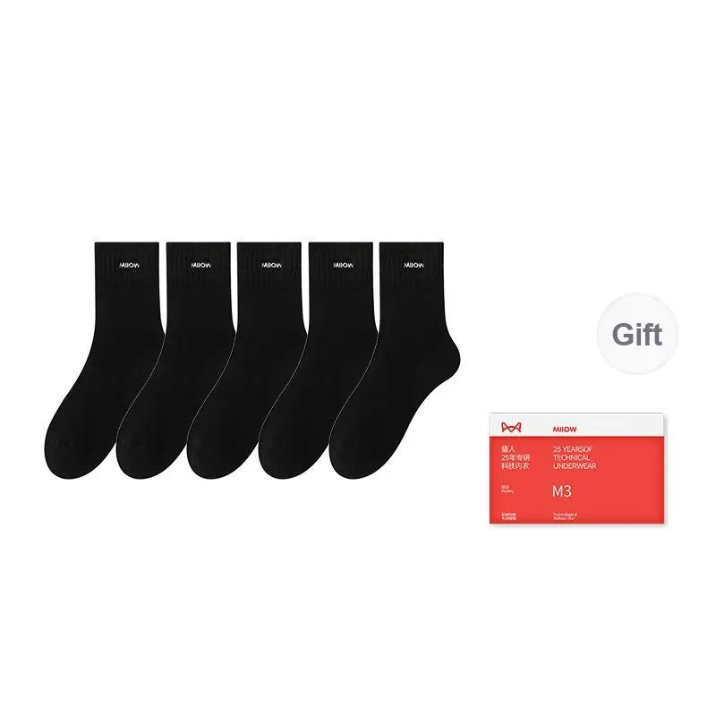MIIOW Mid Calf Socks Women's Shopping Bag Combo Set-21