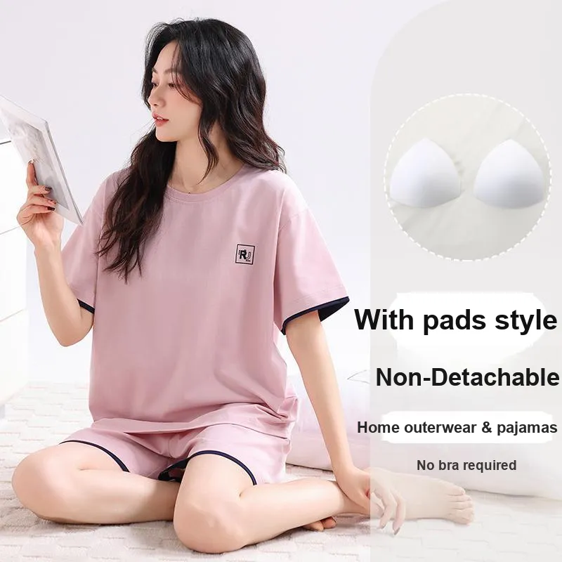 OUSHIBO Pajama Set Women's Image Color-2