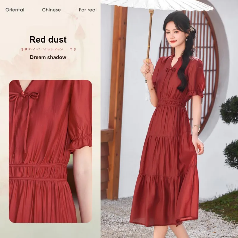 Like The Age Of Water Short Sleeved Dress Women's-1