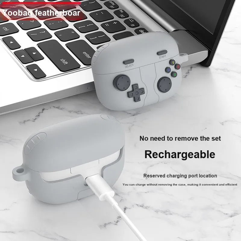 Yoobao Compatibility Sony Link Buds S Silicone 3D Impact Resistant Console Protective Cover Headphone Cases-6