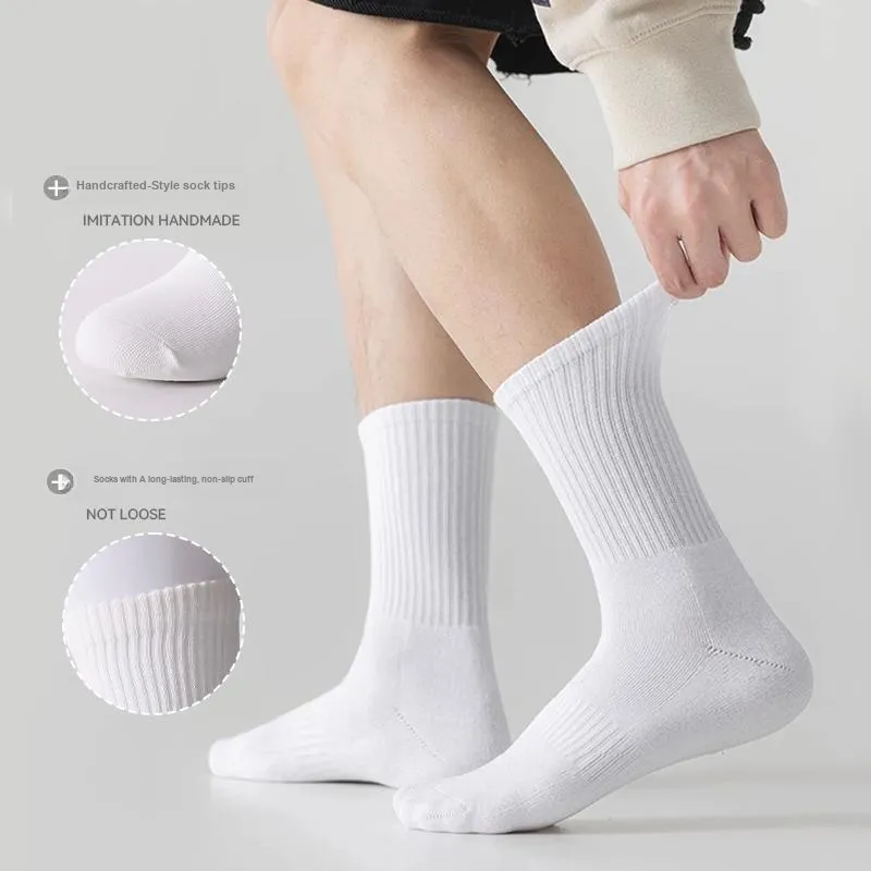 MIIOW Mid Calf Socks Men's 5 Pack-28