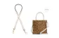 Coach Beige 1.1 Wide Plain Weave Gold Buckle Underarm 65cm